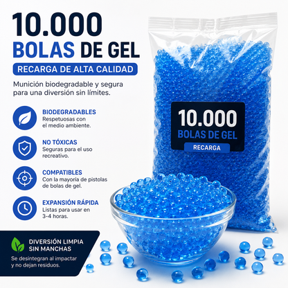 Bolas de Gel NovoKosmo™ | 10.000 Unidades