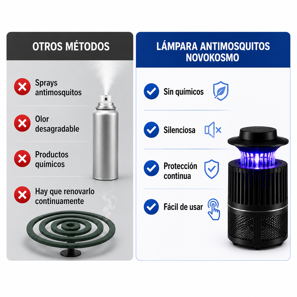 Lámpara Antimosquitos por Succión NovoKosmo™